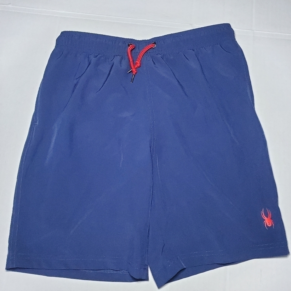 Spyder Boys Blue Shorts Sz M